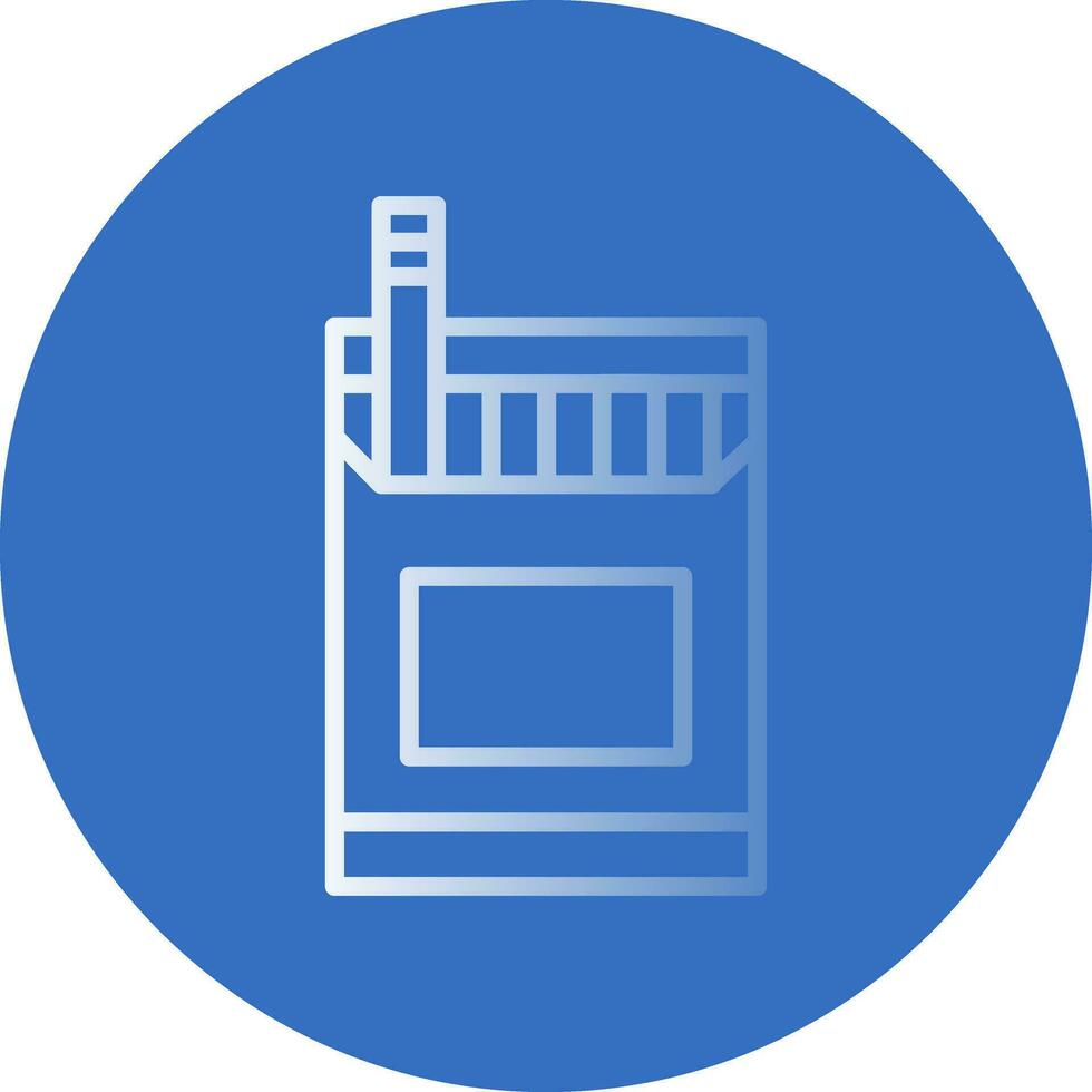 Cigarette Pack Vector Icon Design