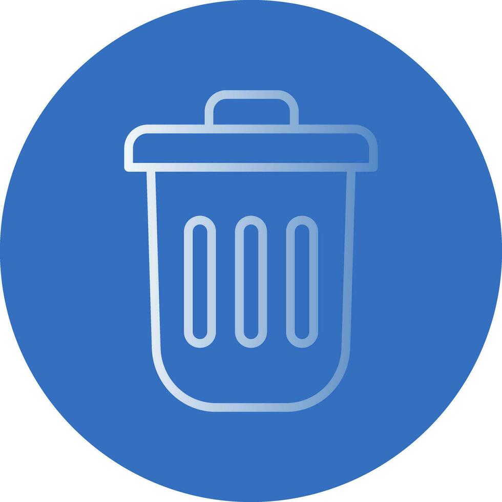 Dustbin Vector Icon Design