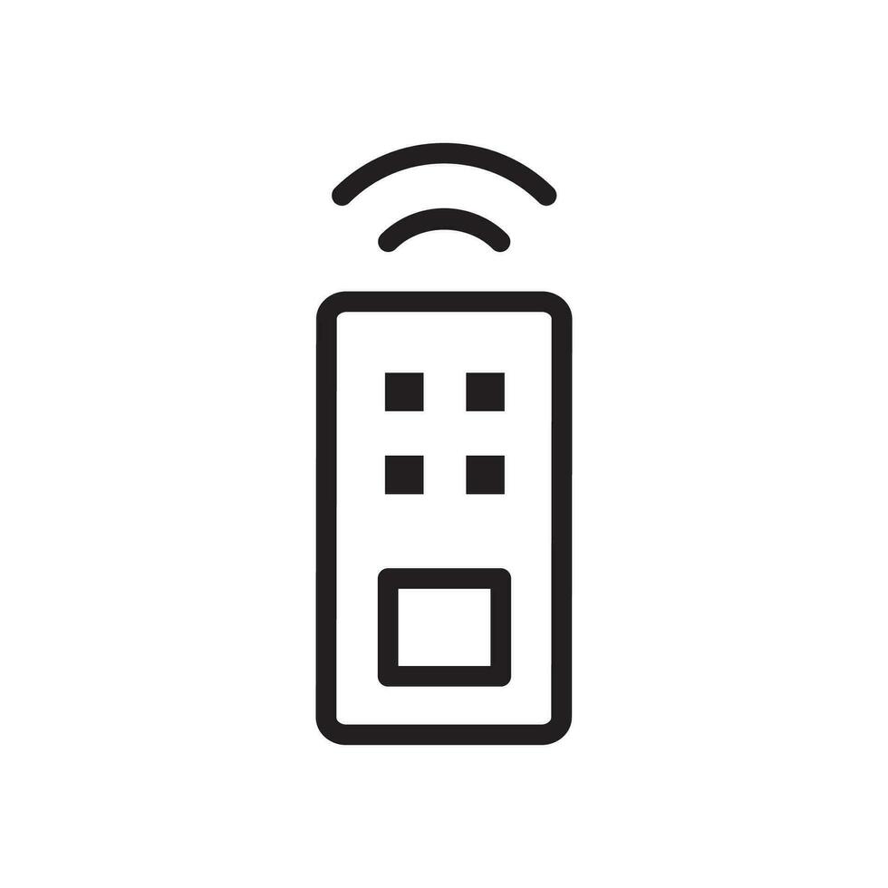 Remote control symbol icon vector design illustration