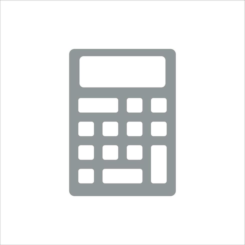 calculator icon vector illustration symbol