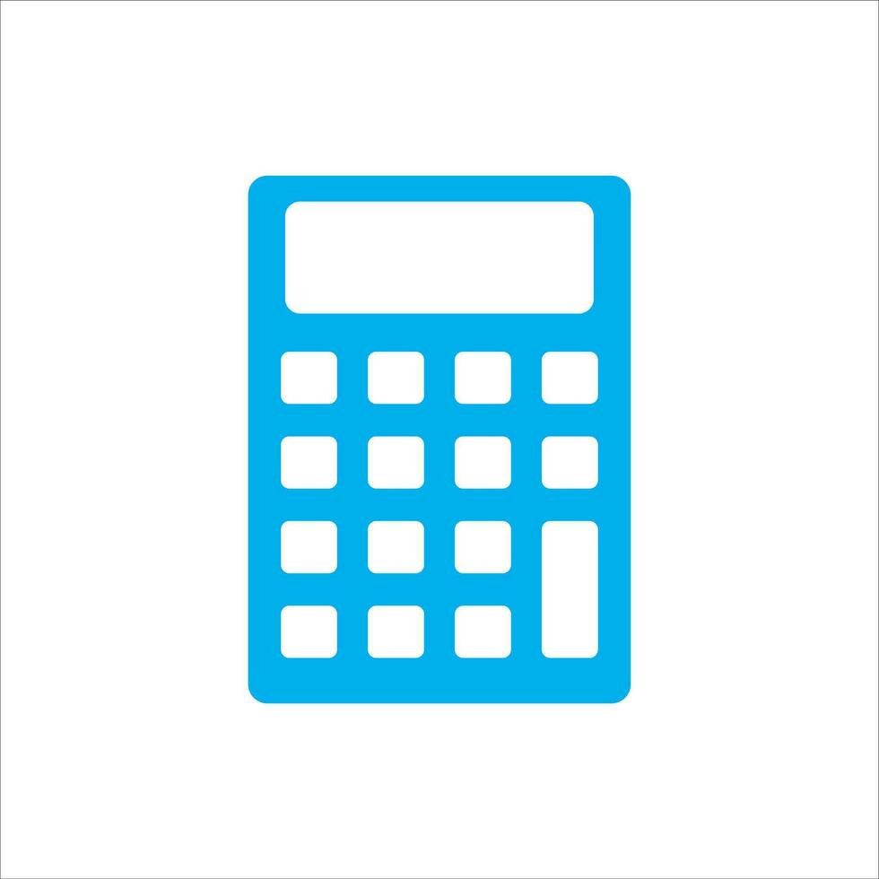 calculator icon vector illustration symbol