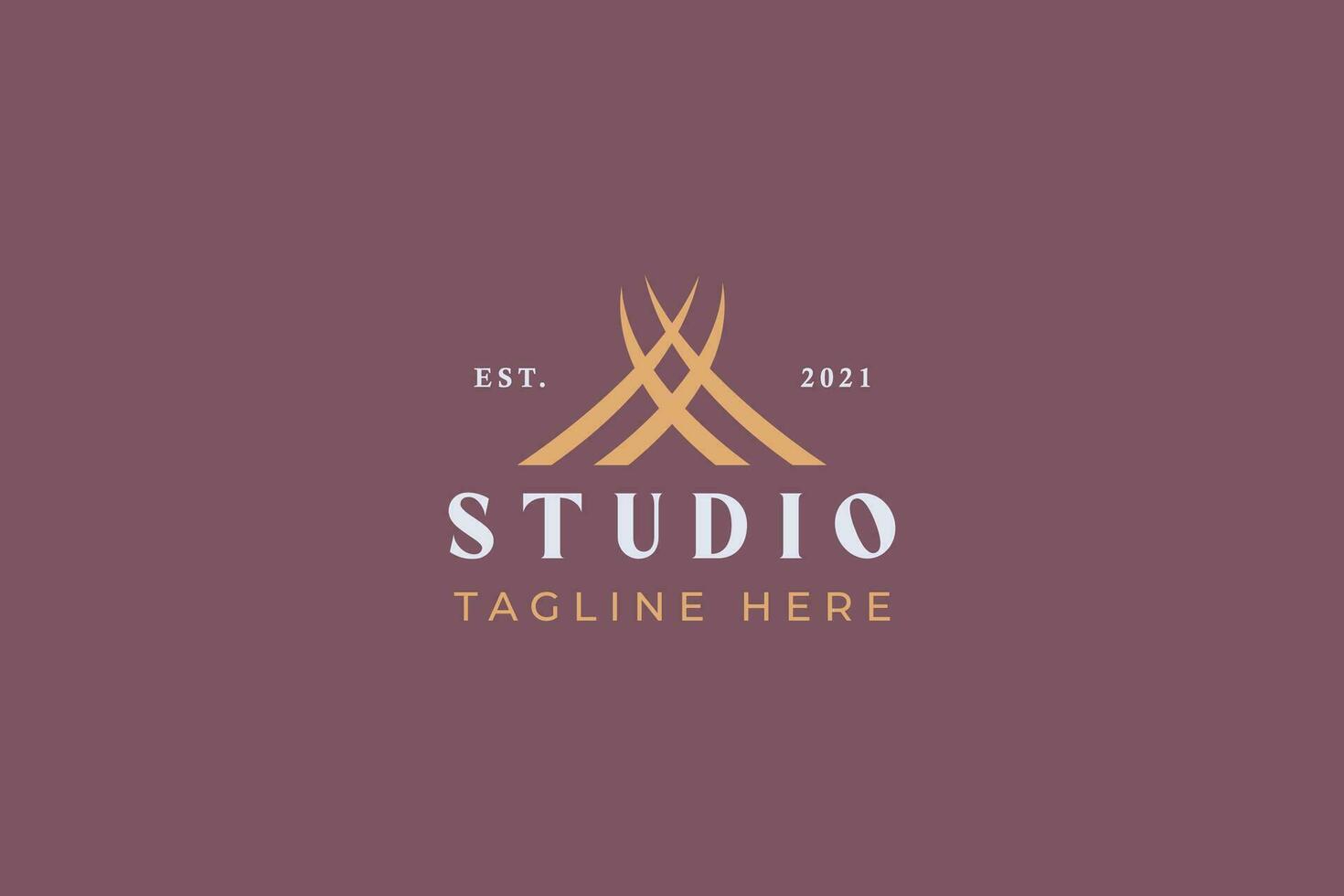 Abstract Sharp Letter M Logo vector