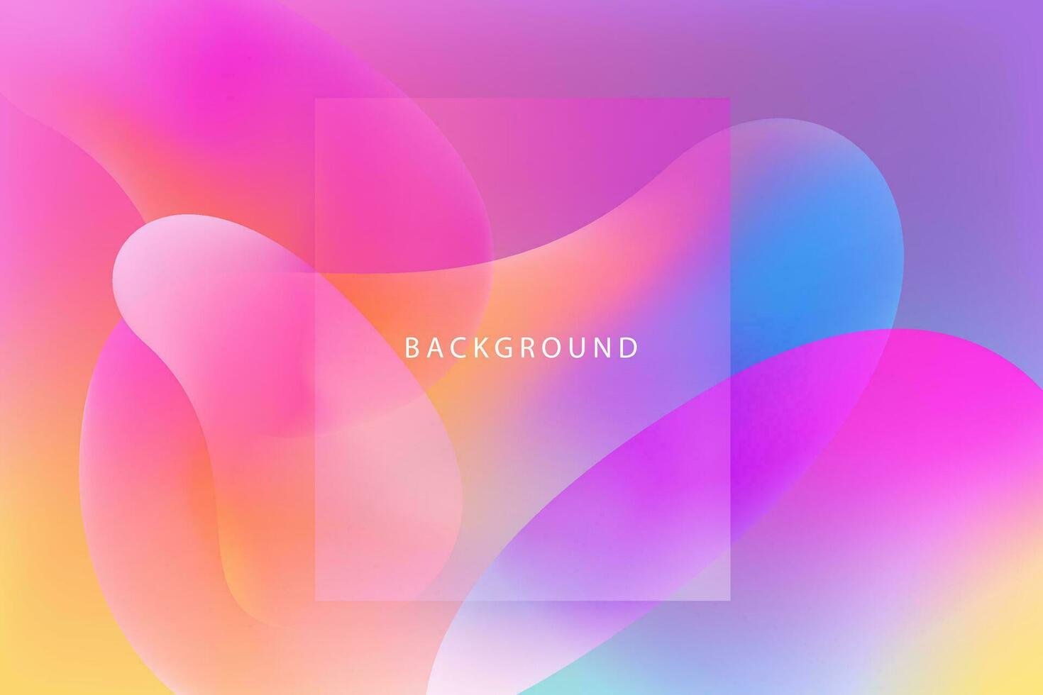 Minimal Modern Background Template with Abstract Fluid Shape Gradient Light Color. vector