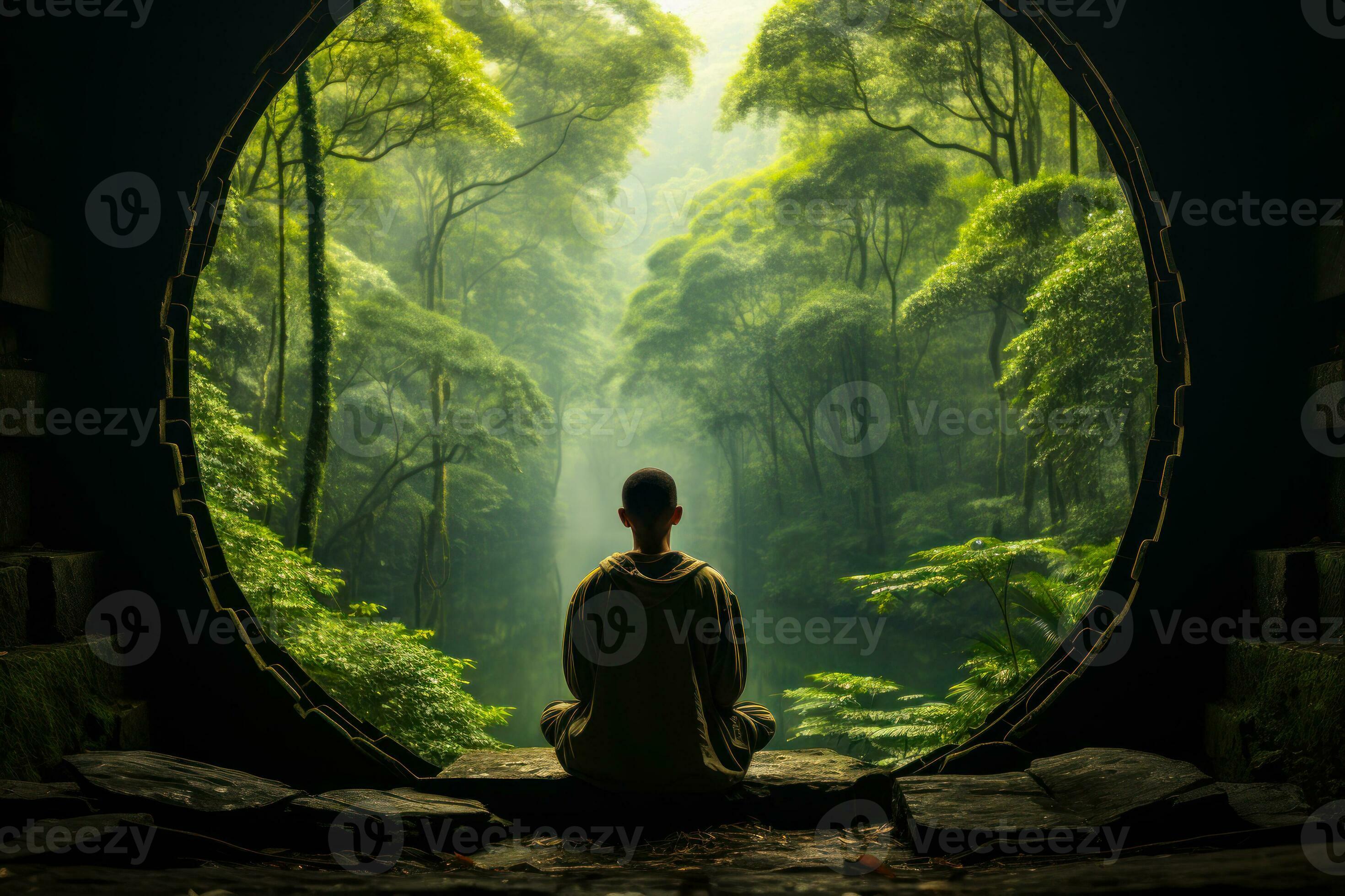 画材 Meditation Green Green Meditation Stock Illustrations – 88,794 Green