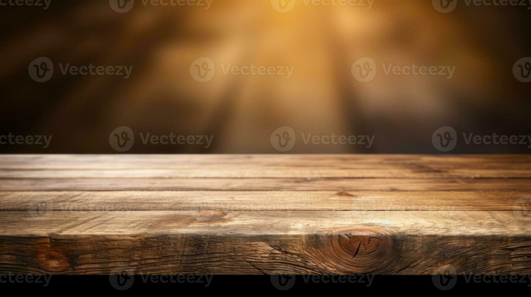 nature wooden display table mockup for product advertising copy space generative ai photo