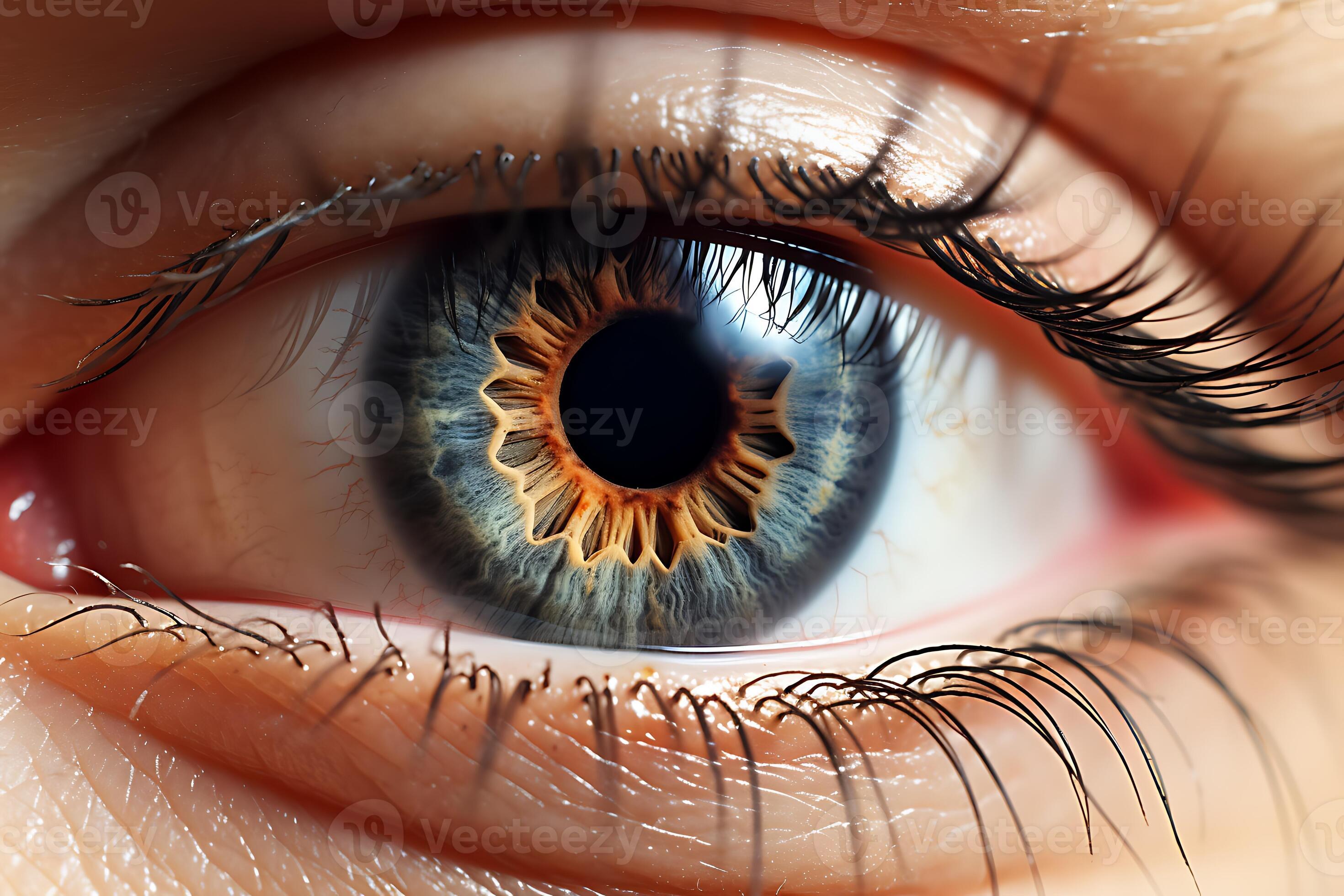 Human Eye With Blue Color In Extreme Close Up Shot AI Generated Stock Photo At Vecteezy