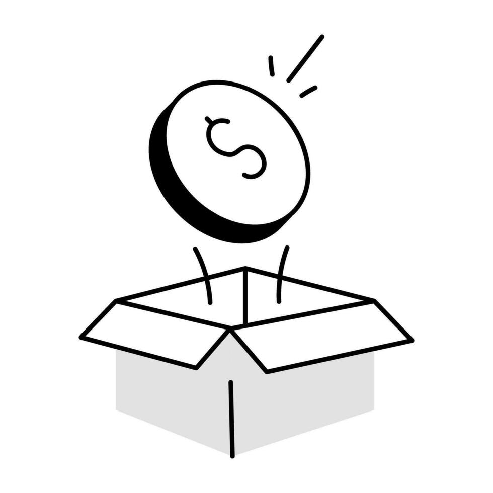 Trendy Money Box 27721491 Vector Art at Vecteezy