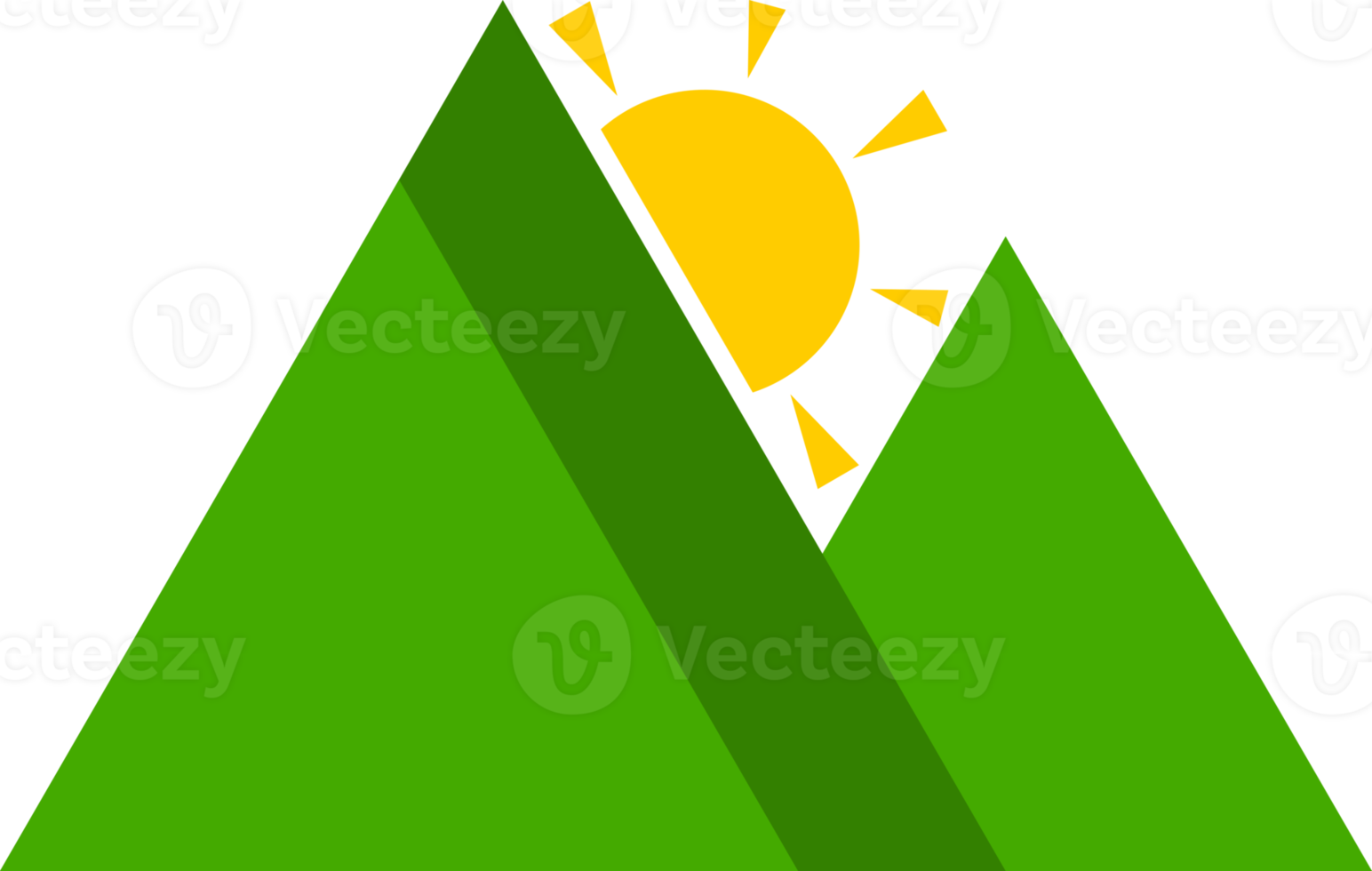 green triangle mountain 27722049 PNG