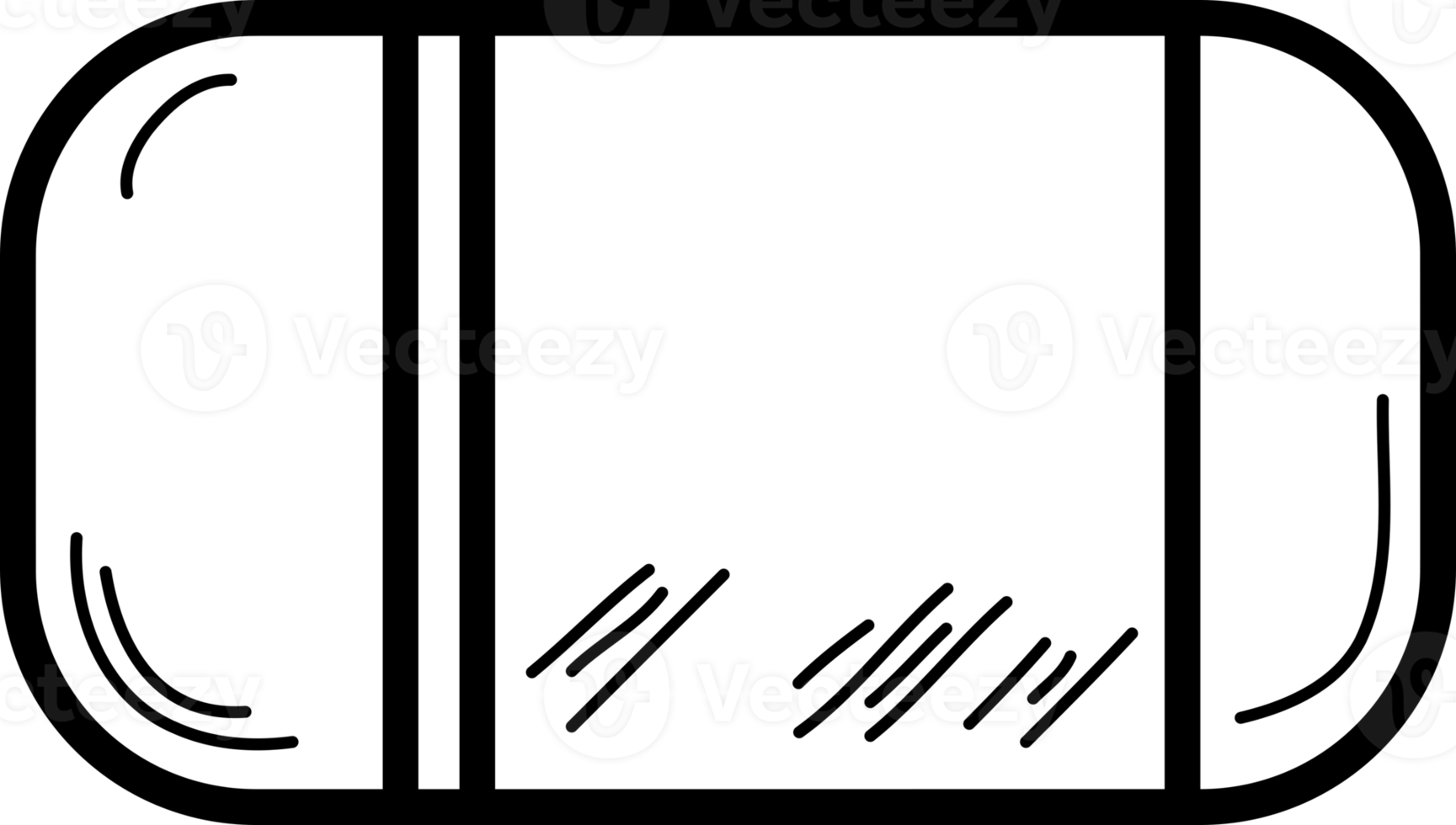Eraser delete line drawing of pencil png