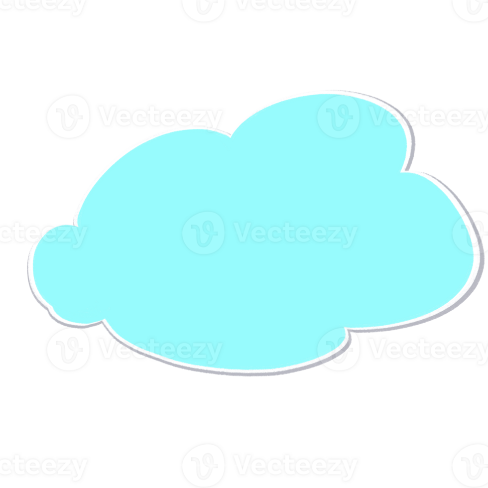 Cloudy Text Box png