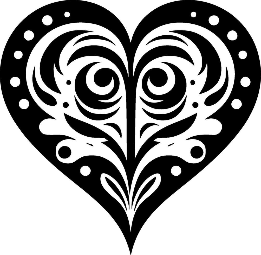 Open Heart - High Quality Vector Logo - Vector illustration ideal for T-shirt graphic