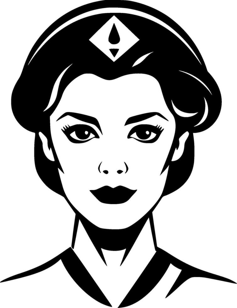 Nurse - High Quality Vector Logo - Vector illustration ideal for T-shirt graphic