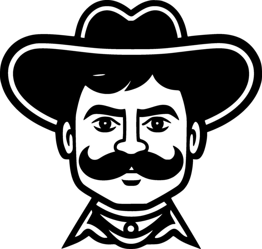 Mexican - High Quality Vector Logo - Vector illustration ideal for T-shirt graphic