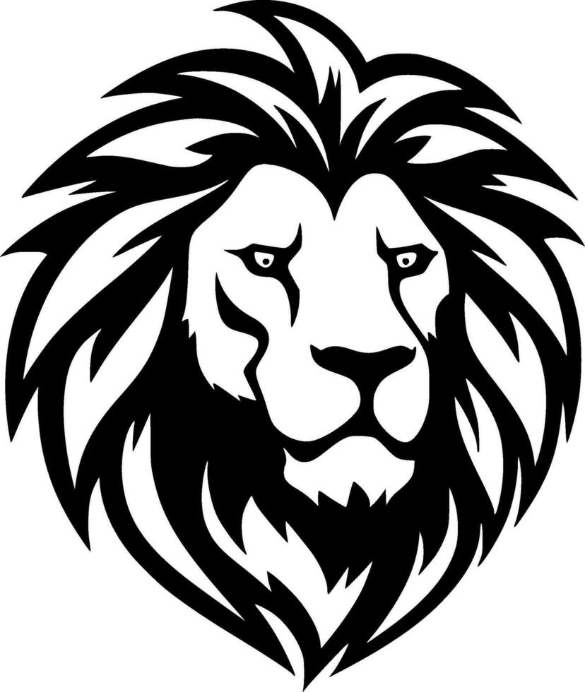 Lion - Minimalist and Flat Logo - Vector illustration
