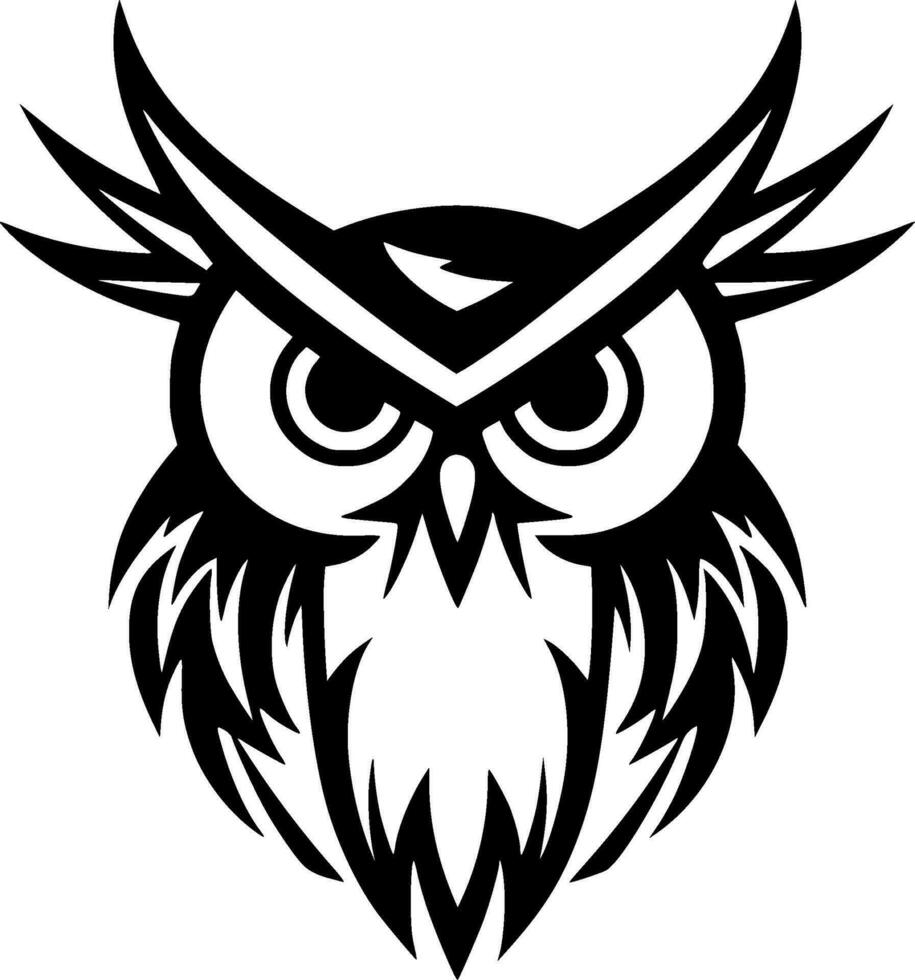 Owl - High Quality Vector Logo - Vector illustration ideal for T-shirt graphic