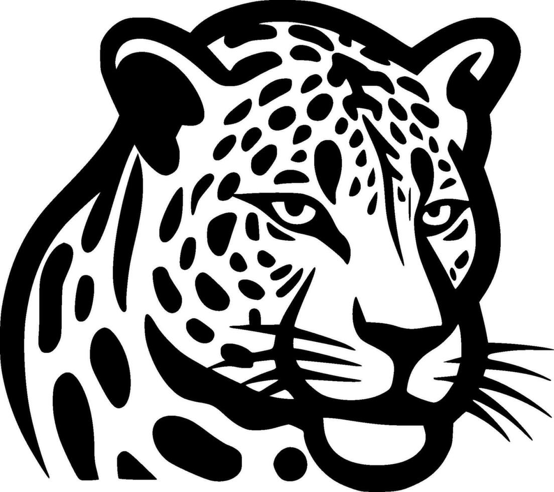 Leopard - Minimalist and Flat Logo - Vector illustration