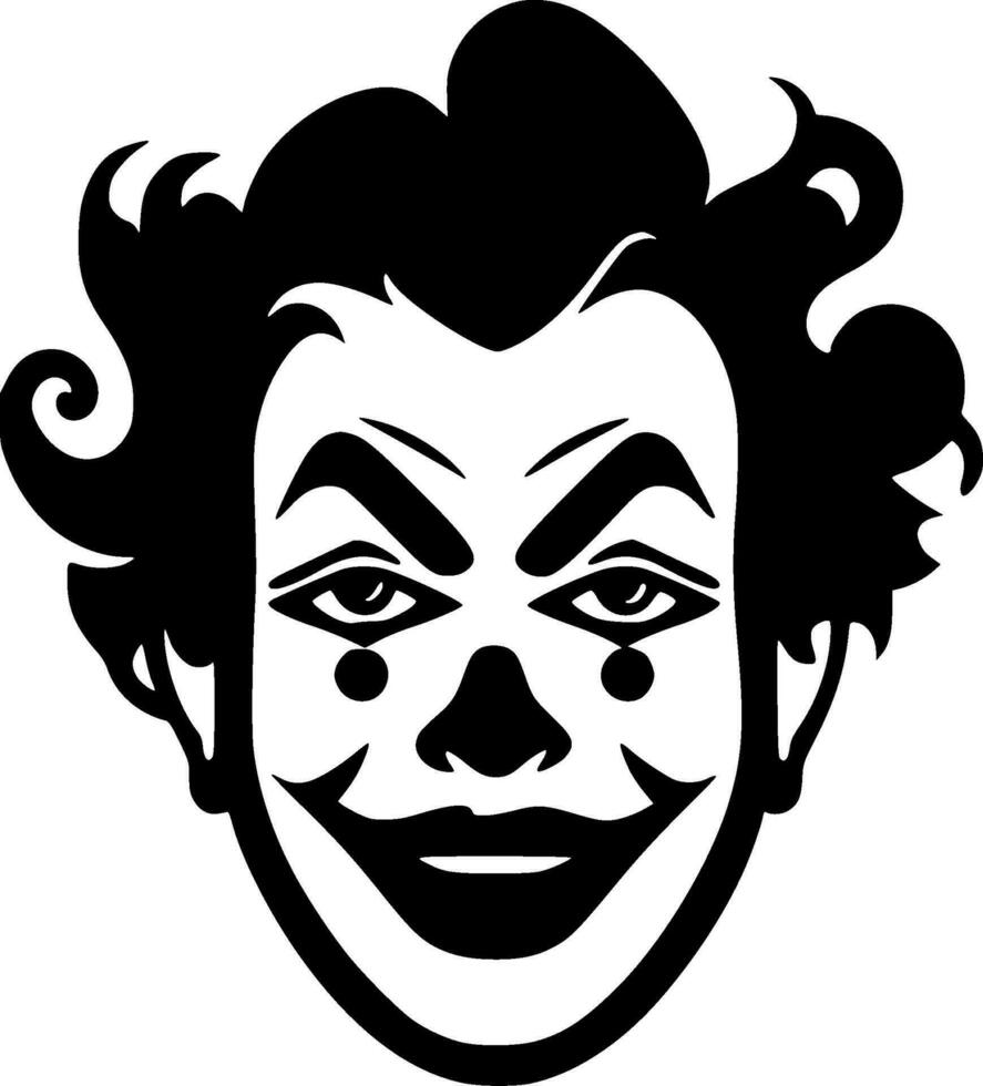 payaso - alto calidad vector logo - vector ilustración ideal para camiseta gráfico