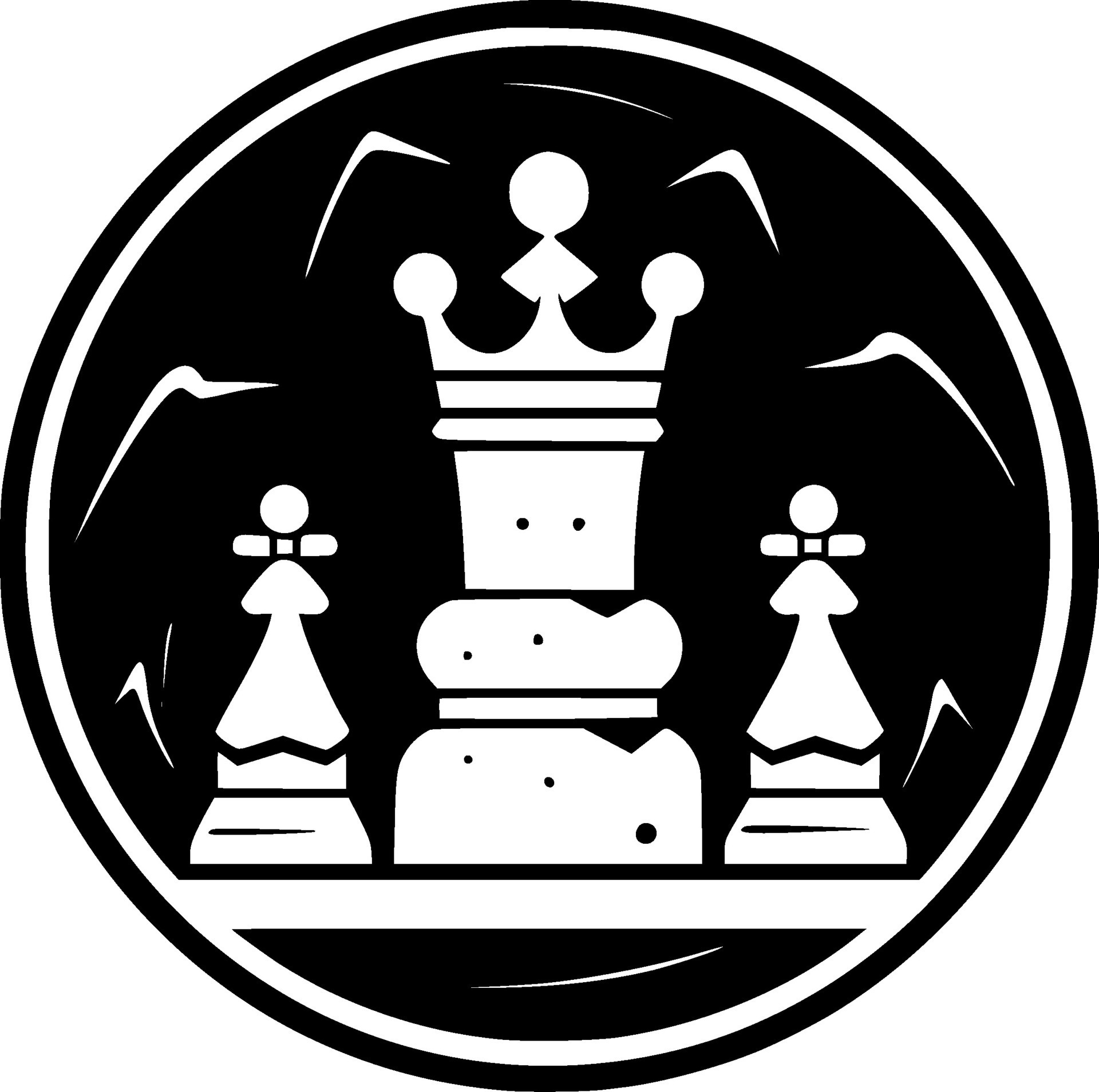 Chess, Black and White Vector illustration 27723970 Vector Art at Vecteezy