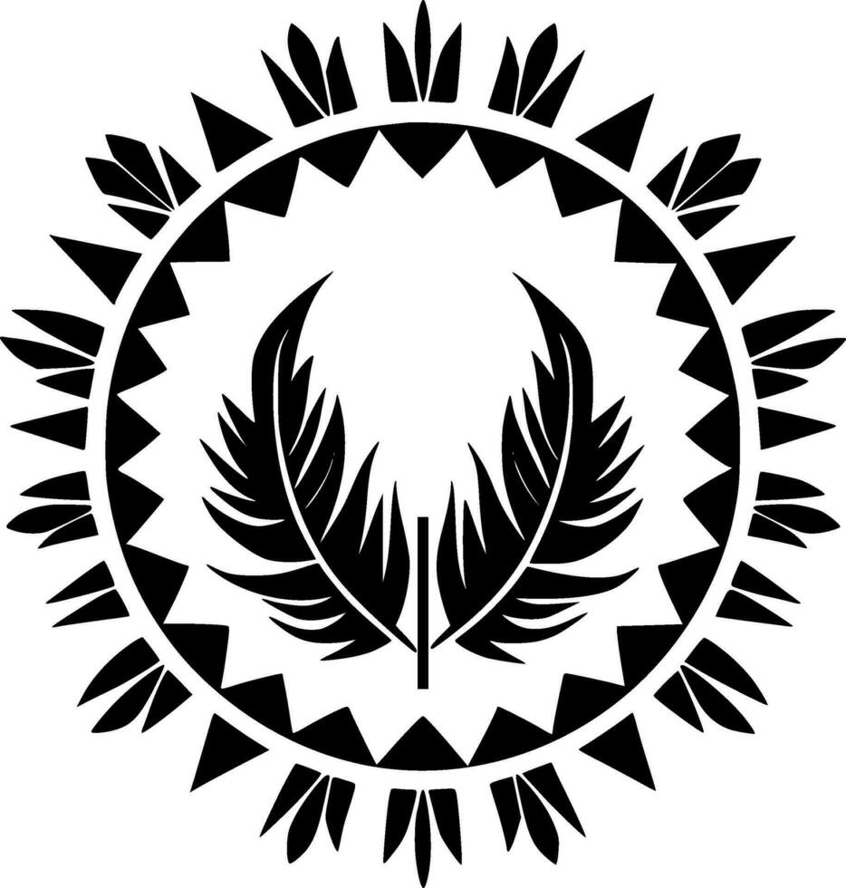 Boho, Minimalist and Simple Silhouette - Vector illustration