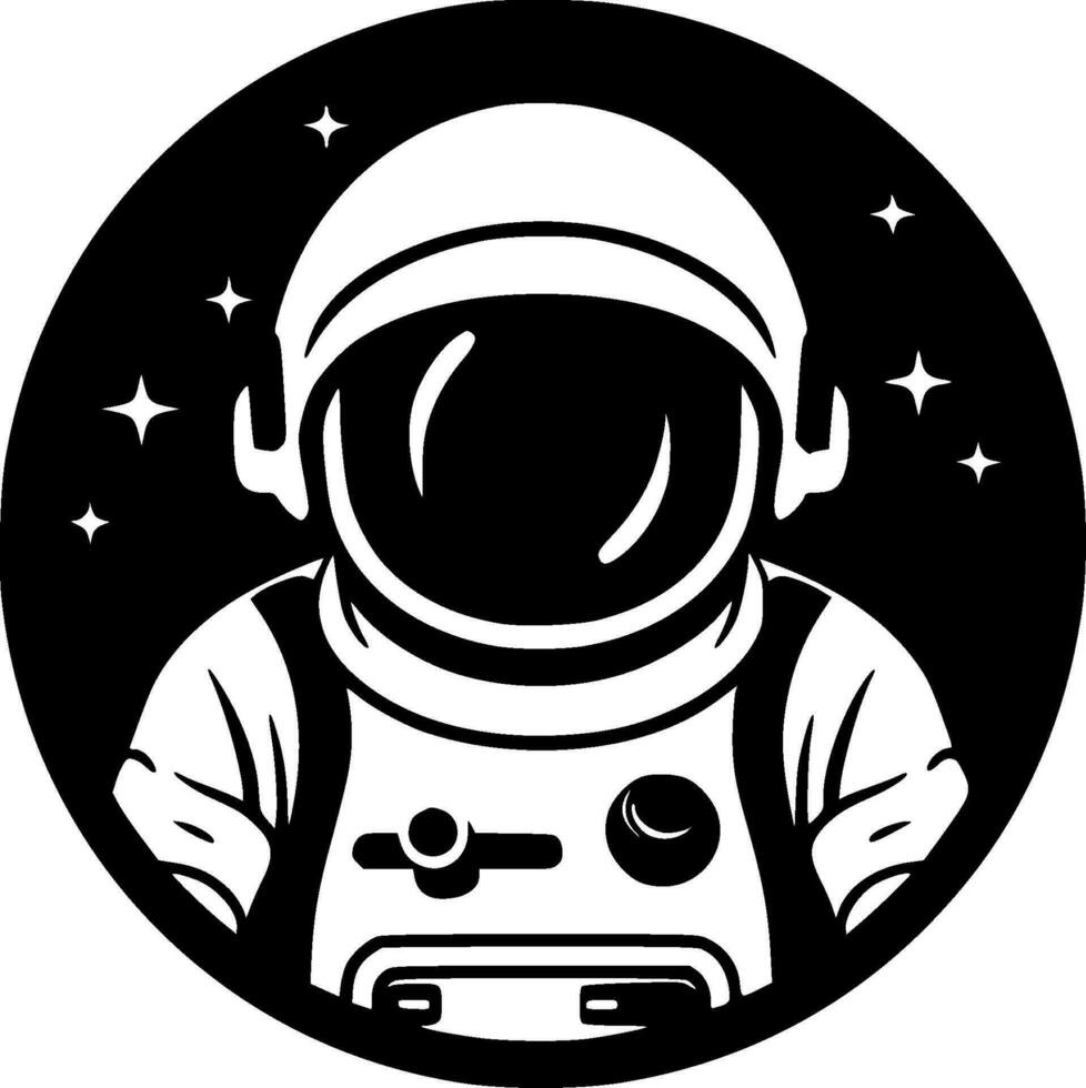 astronauta - alto calidad vector logo - vector ilustración ideal para camiseta gráfico