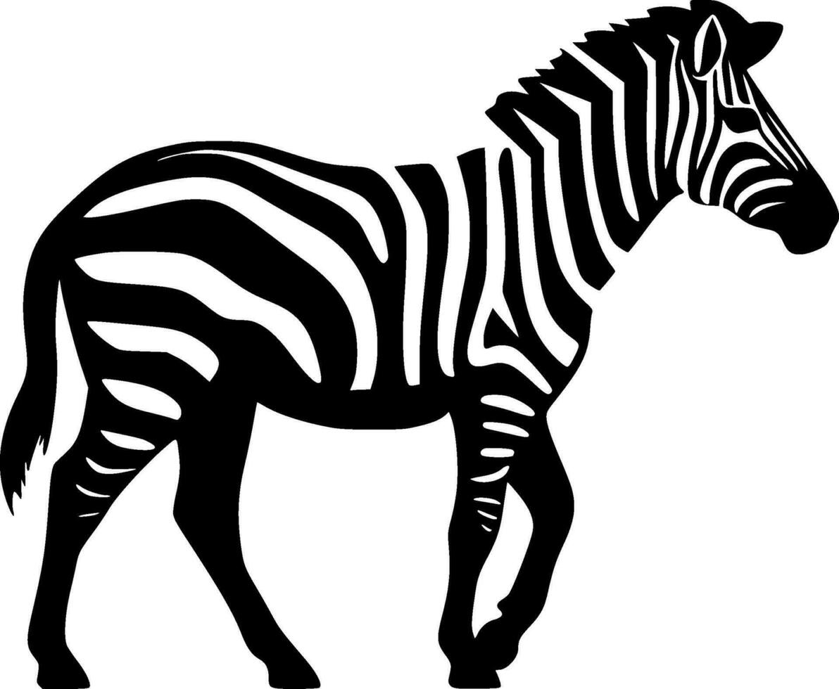 Zebra - High Quality Vector Logo - Vector illustration ideal for T-shirt graphic