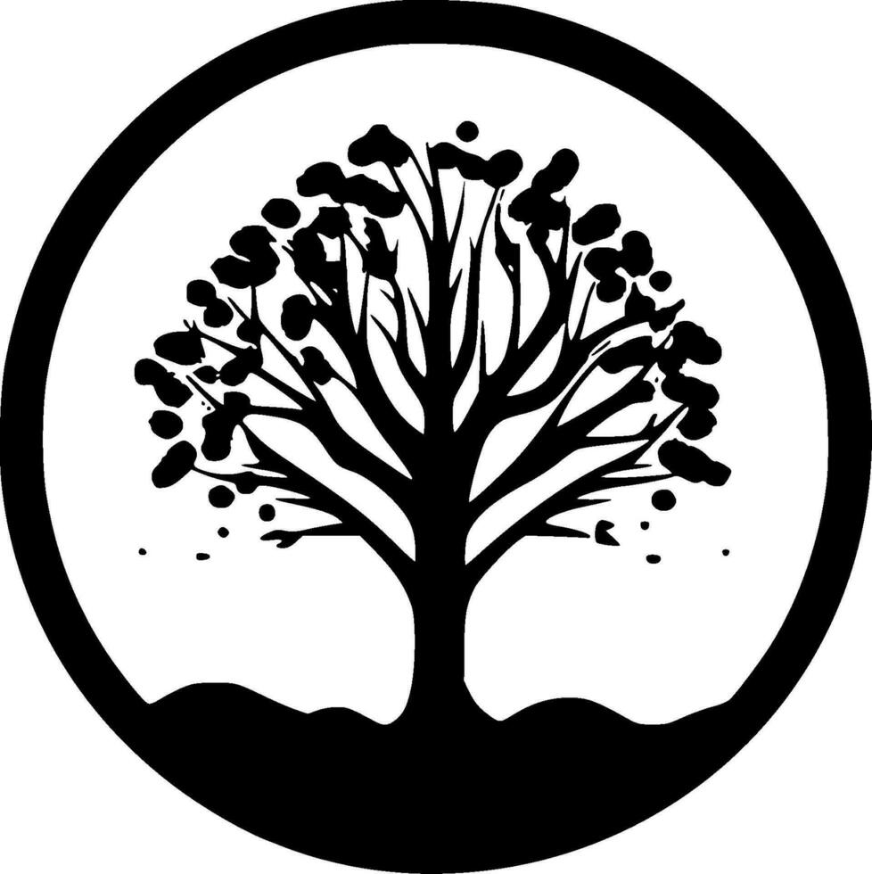 Tree - High Quality Vector Logo - Vector illustration ideal for T-shirt graphic