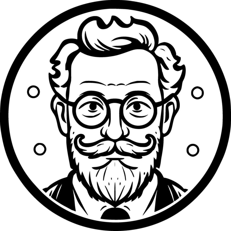 Teacher, Minimalist and Simple Silhouette - Vector illustration