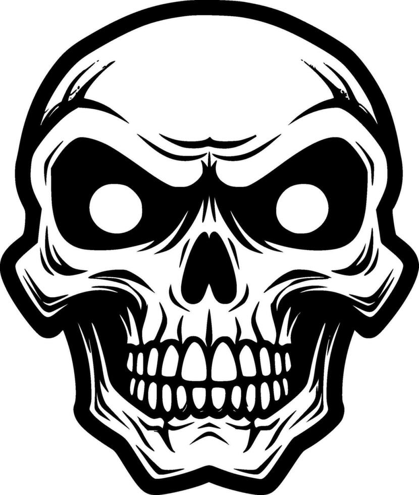 Skull - High Quality Vector Logo - Vector illustration ideal for T-shirt graphic