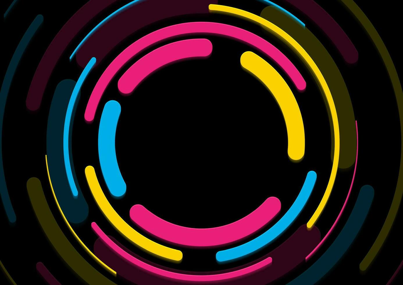 Colorful minimal geometric circles abstract background 27725526 Vector