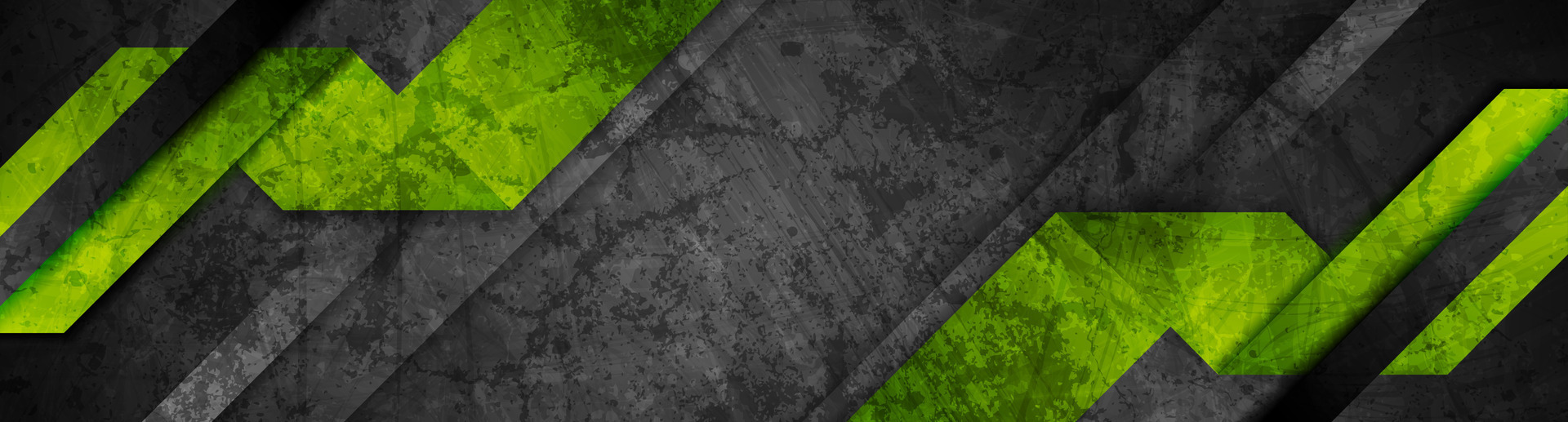 Grunge green black tech geometric abstract background 27725552 Vector