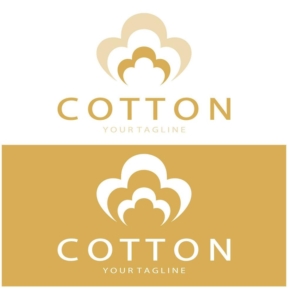 Cotton Flower Logo Vector Art, Icons, and Graphics for Free Download