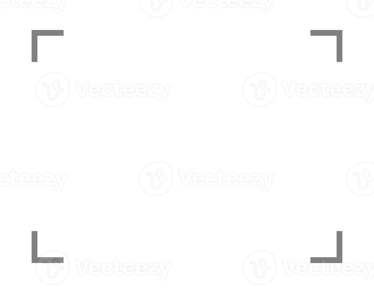 kamera fokus, kamera sökare, kan använda sig av för enkel ramverk, text, Citat, eller grafisk design element. formatera png