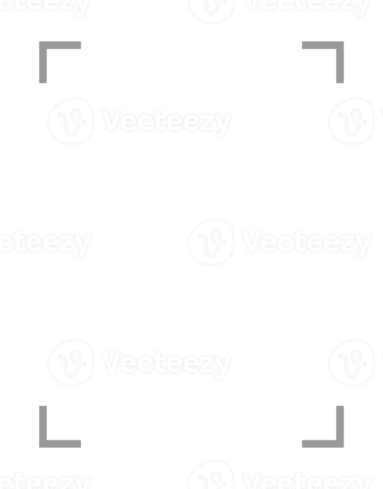 Kamera Fokus, Kamera Sucher, können verwenden zum einfach Rahmen, Text, zitieren, oder Grafik Design Element. Format png