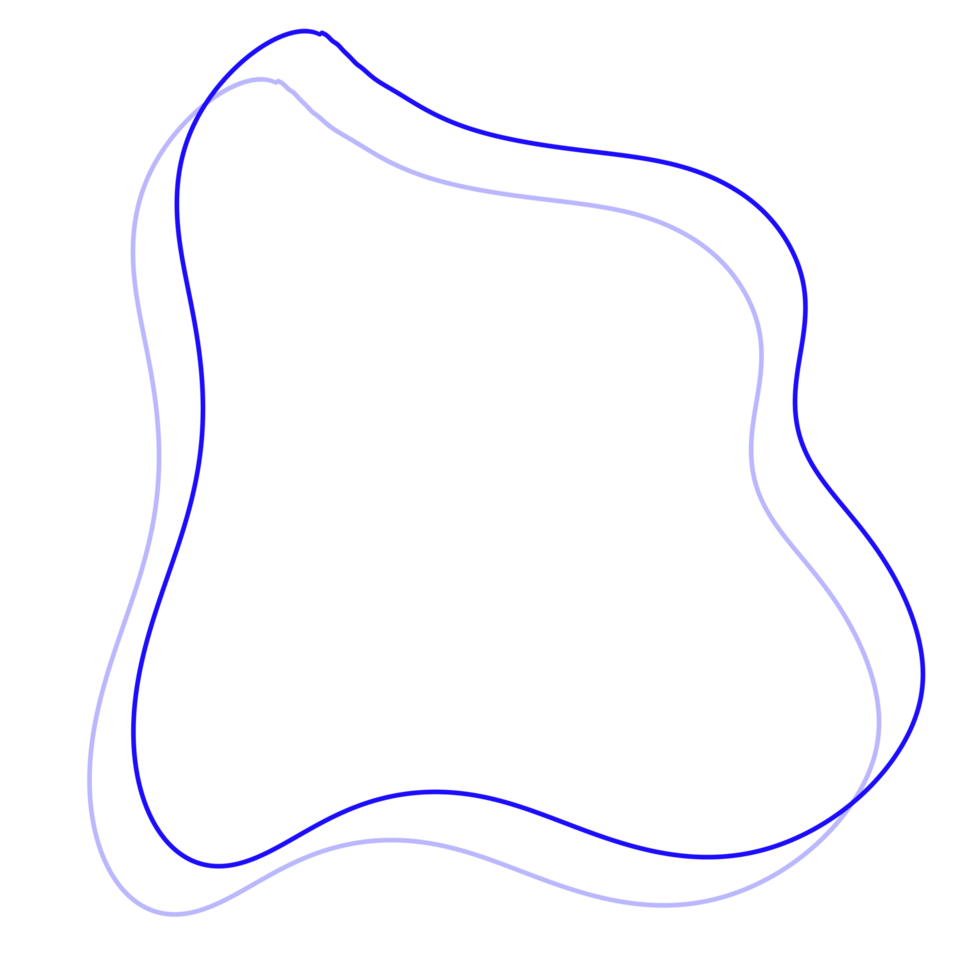 bleu abstrait ligne png