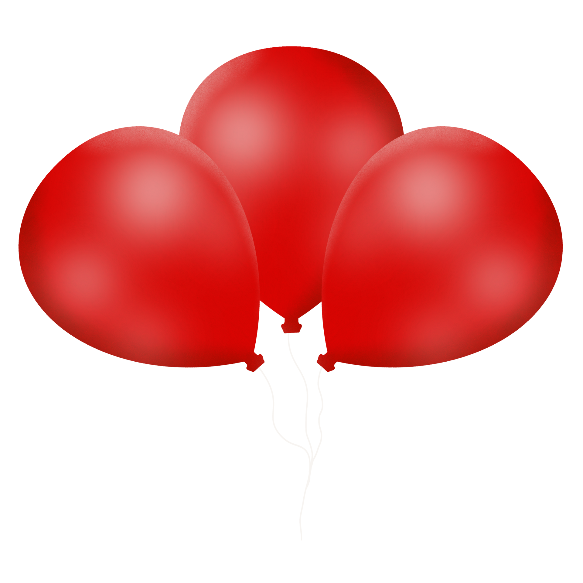 Realistic Red Balloons 27725911 PNG