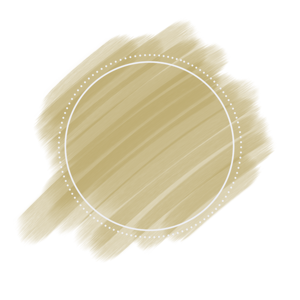 circle frame on brush stroke png