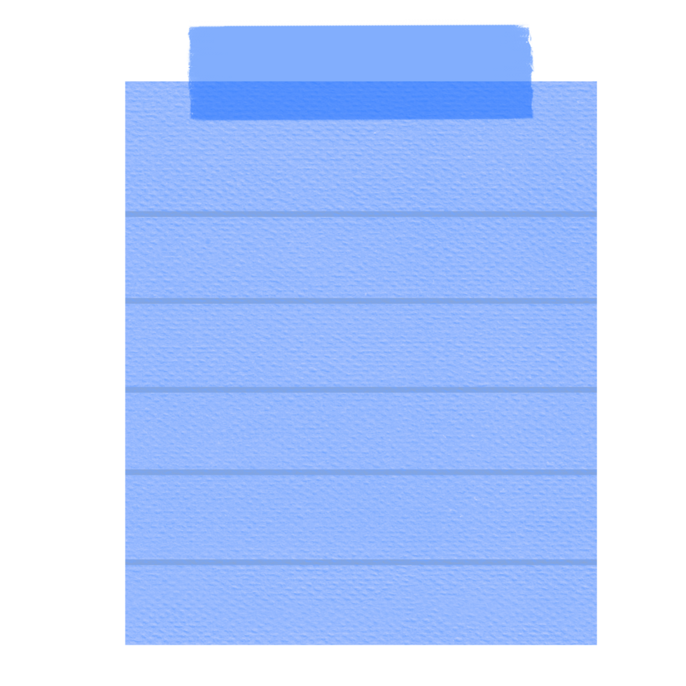 Aesthetic Sticky Note png