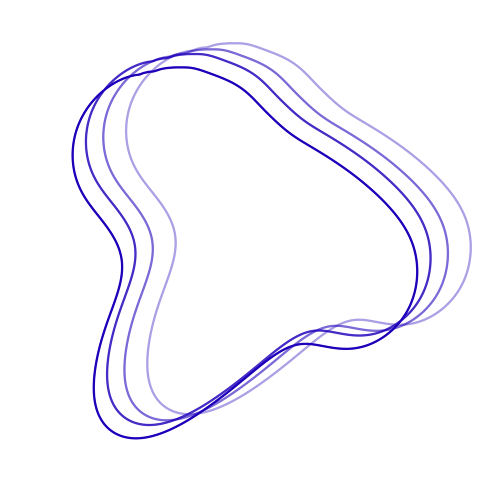 bleu abstrait ligne png