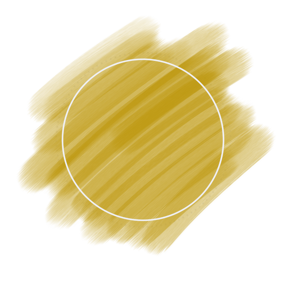 circle frame on brush stroke png