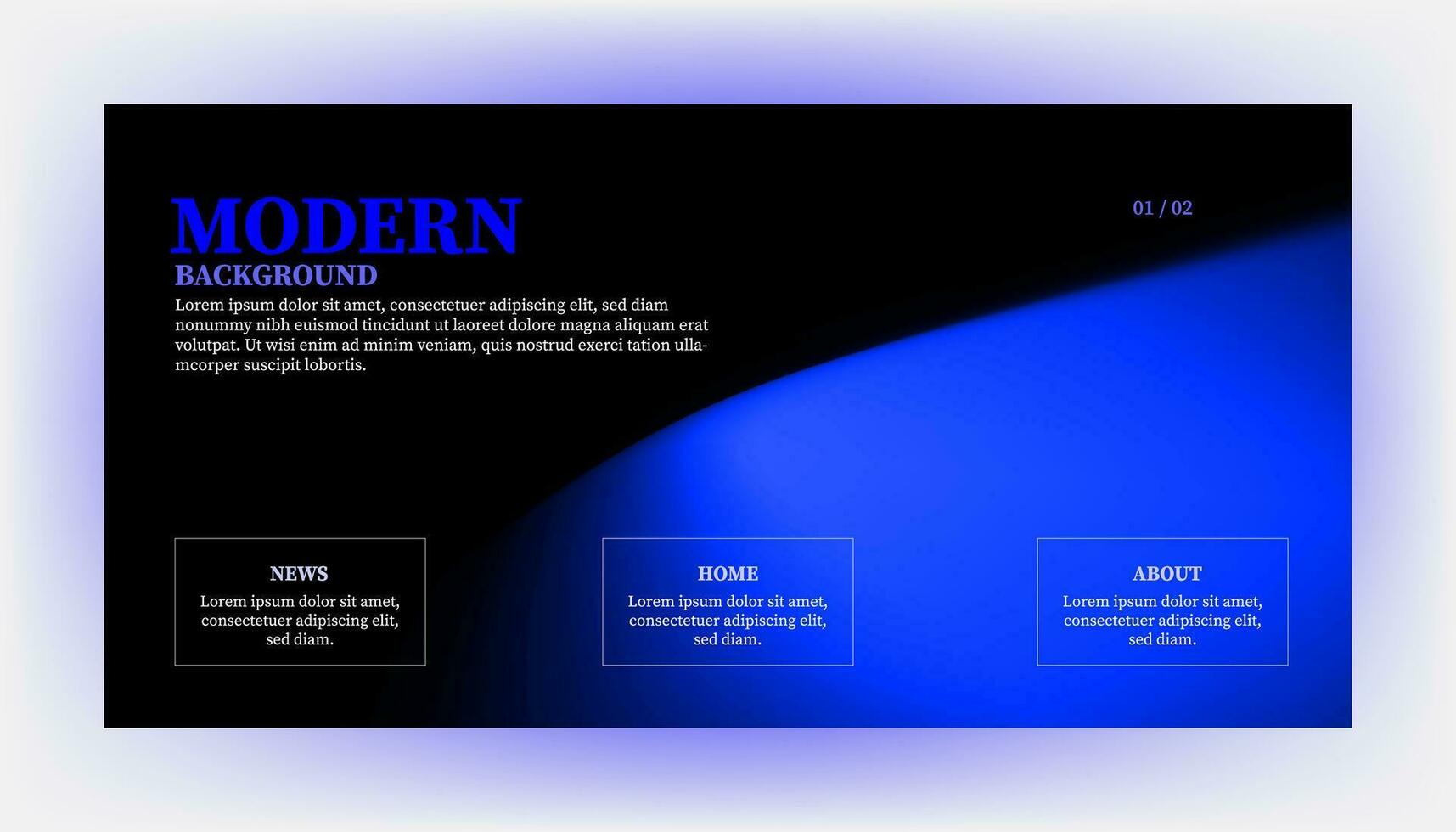 Modern Background Design with Gradient and Grain Texture. Minimalist Gradient Background with geometric shapes for Website design, landing page, wallpaper, banner, poster, flyer, and presentation vector