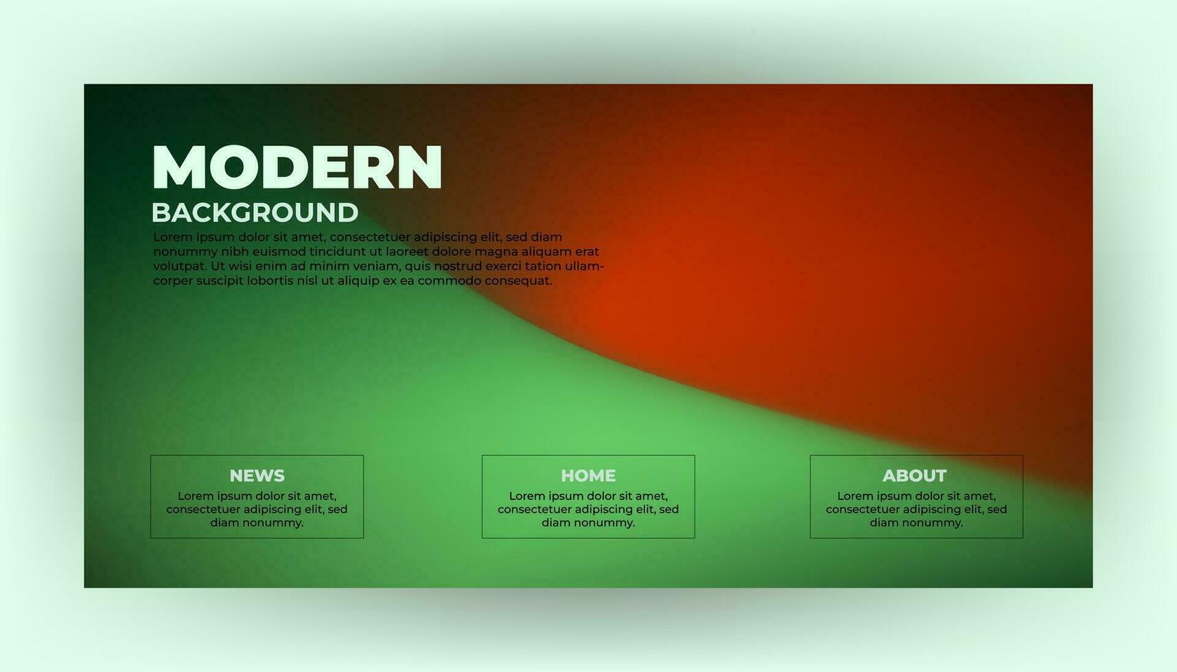 Modern Background Design with Gradient and Grain Texture. Minimalist Gradient Background with geometric shapes for Website design, landing page, wallpaper, banner, poster, flyer, and presentation vector