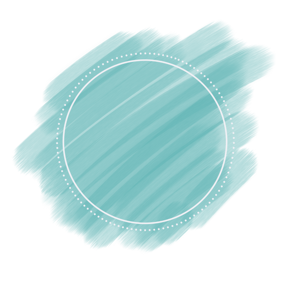 circle frame on brush stroke png