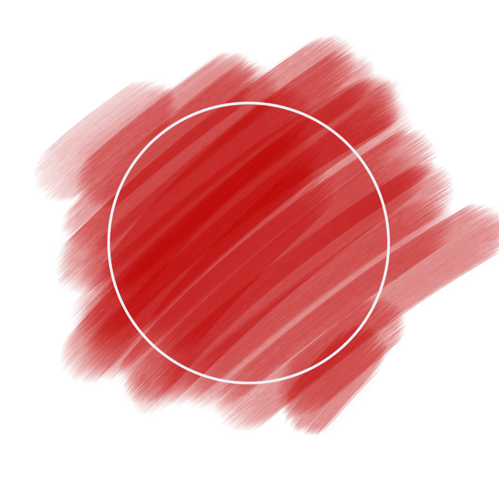 circle frame on brush stroke png
