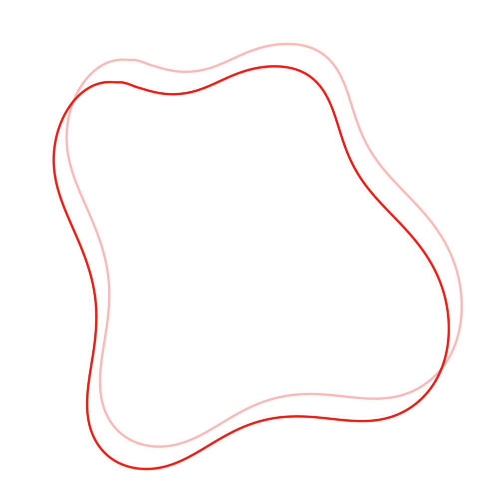 Red Abstract Line png
