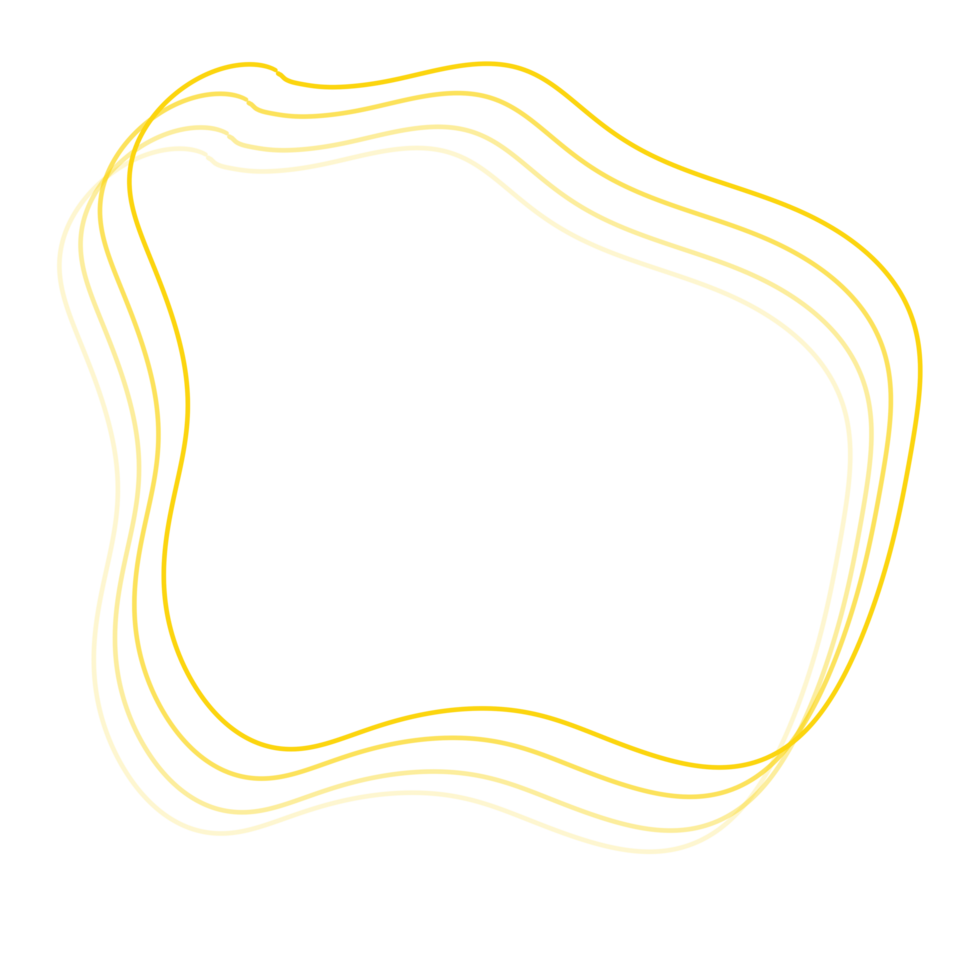 Yellow Abstract Line png