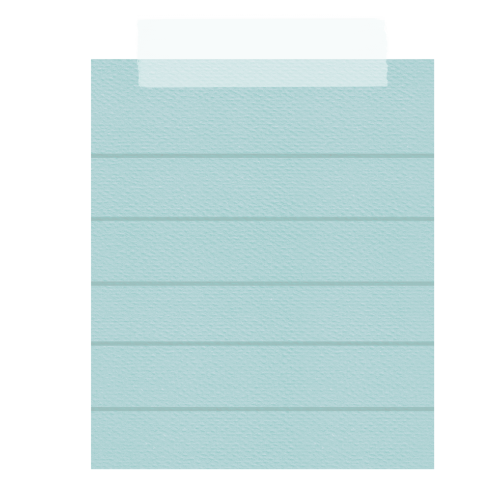 Aesthetic Sticky Note png
