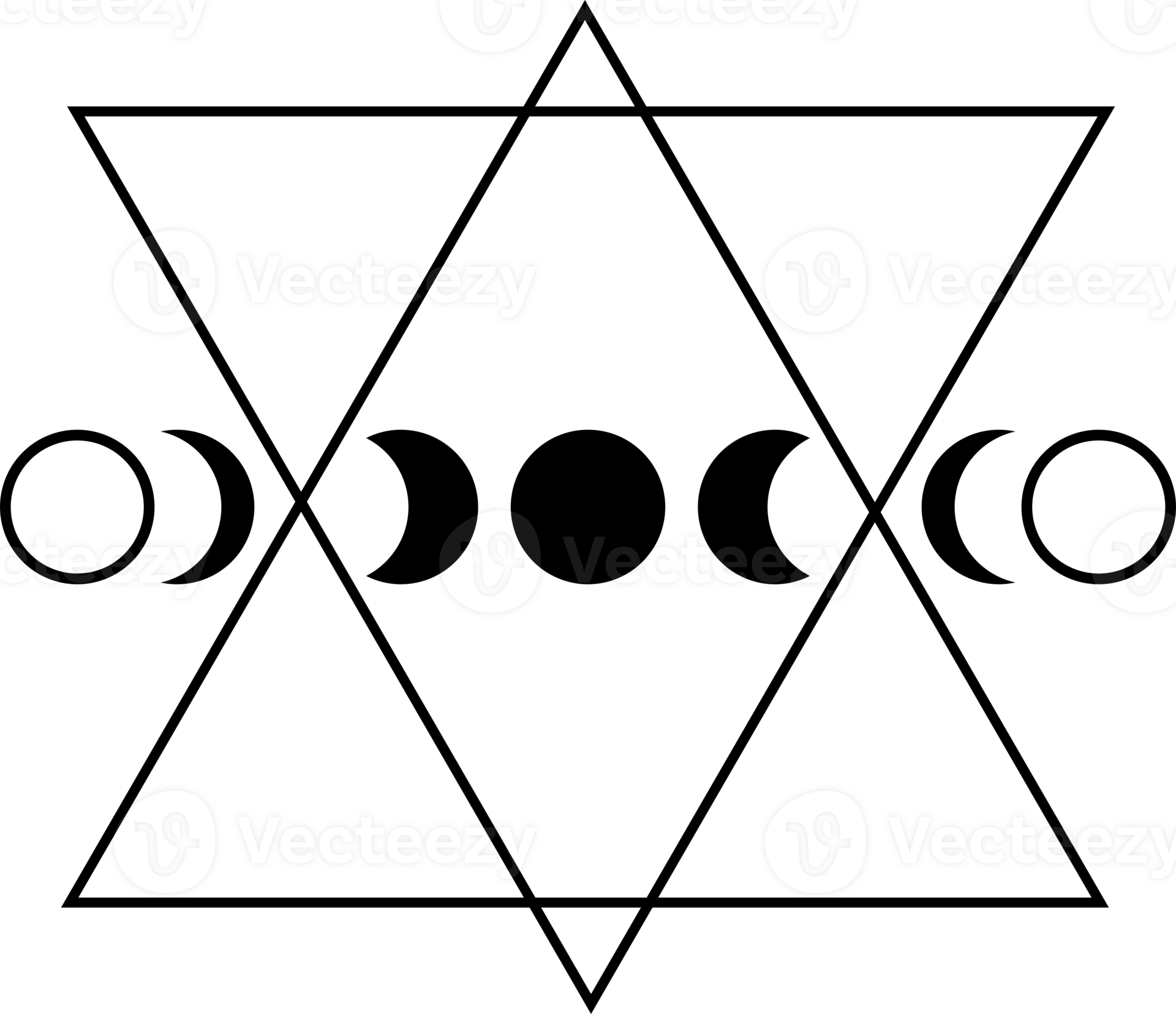 Moon different phases or lunar phases 27726741 PNG