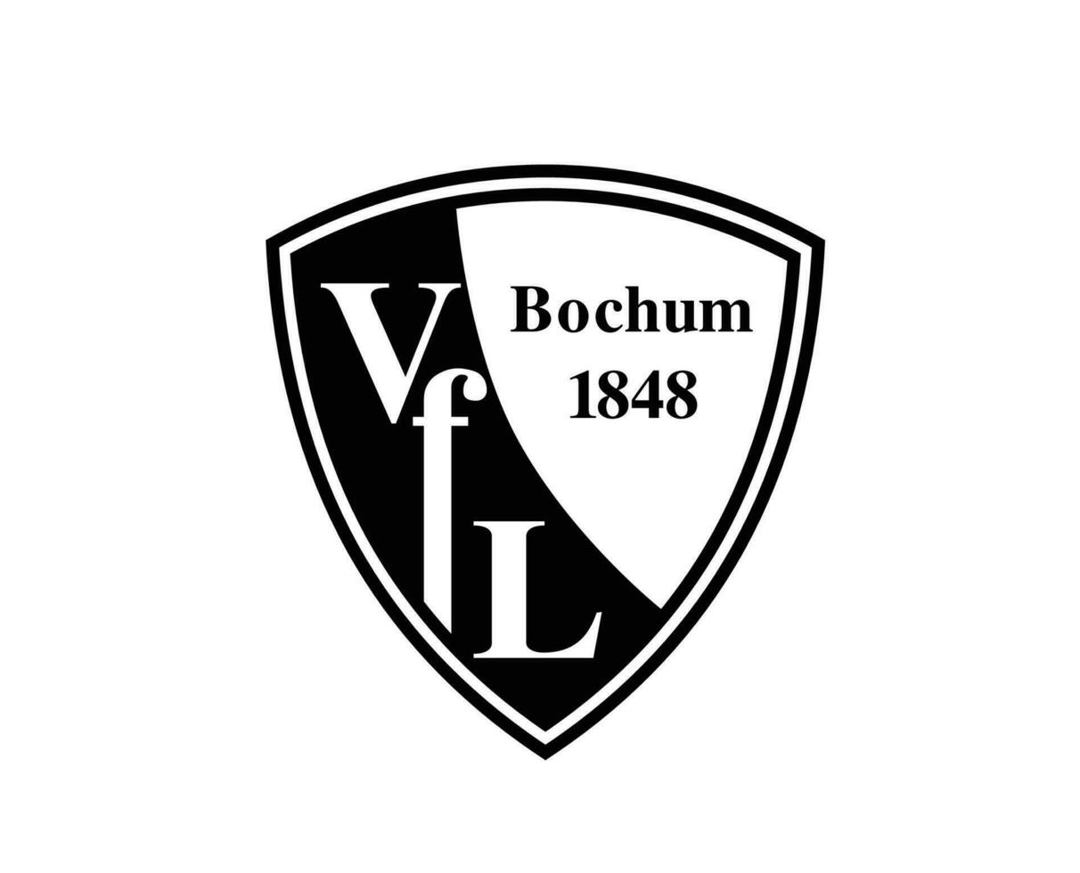 Bochum Club Logo Symbol Football Bundesliga Germany Abstract Design Vector Illustration