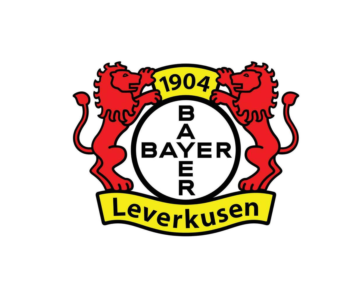 Bayer 04 Leverkusen Club Logo Symbol Football Bundesliga Germany Abstract Design Vector Illustration