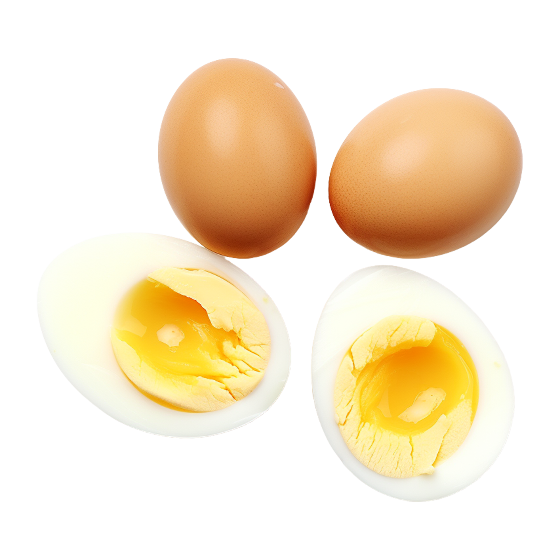 Half Boiled Eggs AI Generative 27727972 PNG